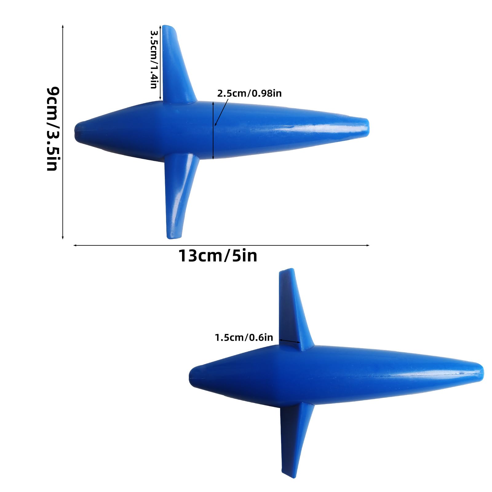 XUZHID Tuna Teaser in-water motion demonstrates lifelike flutter to attract targets.