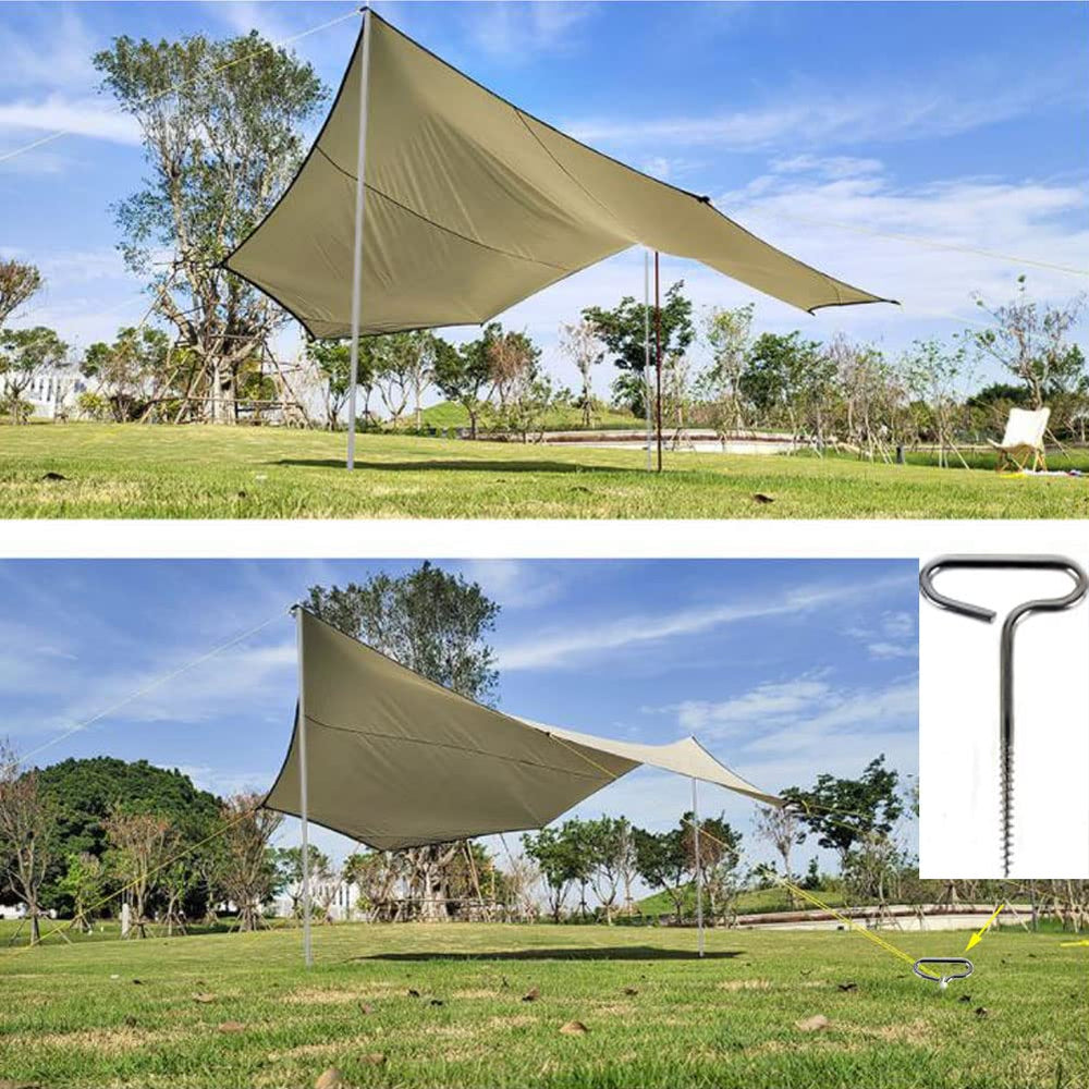 XXhailan waterproof rust-proof pegs resist corrosion in wet conditions.