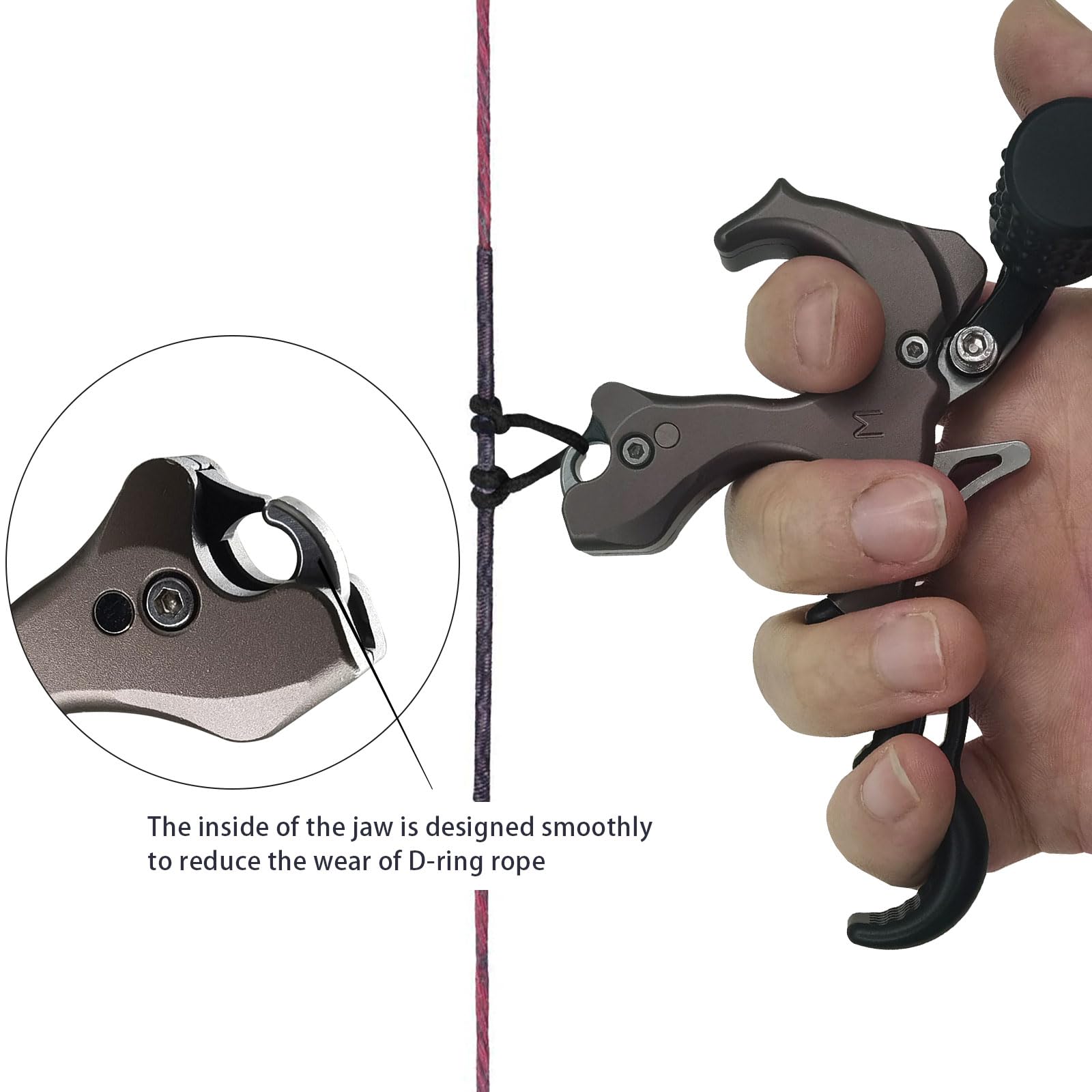 xxiaojun aluminum alloy archery release combines durability with consistent performance.
