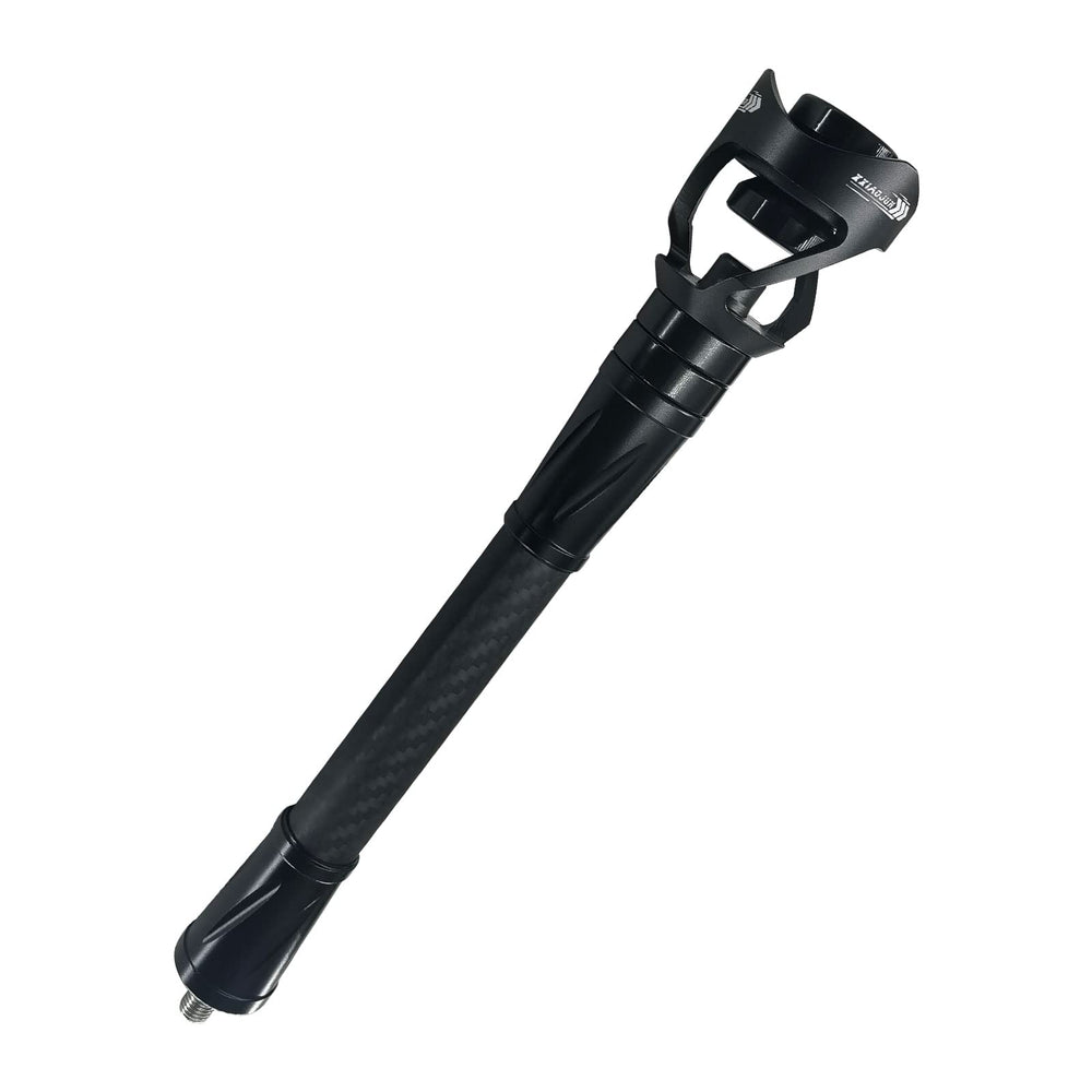 xxiaojun bow stabilizer 6in carbon side view shows balanced stability for precise aiming