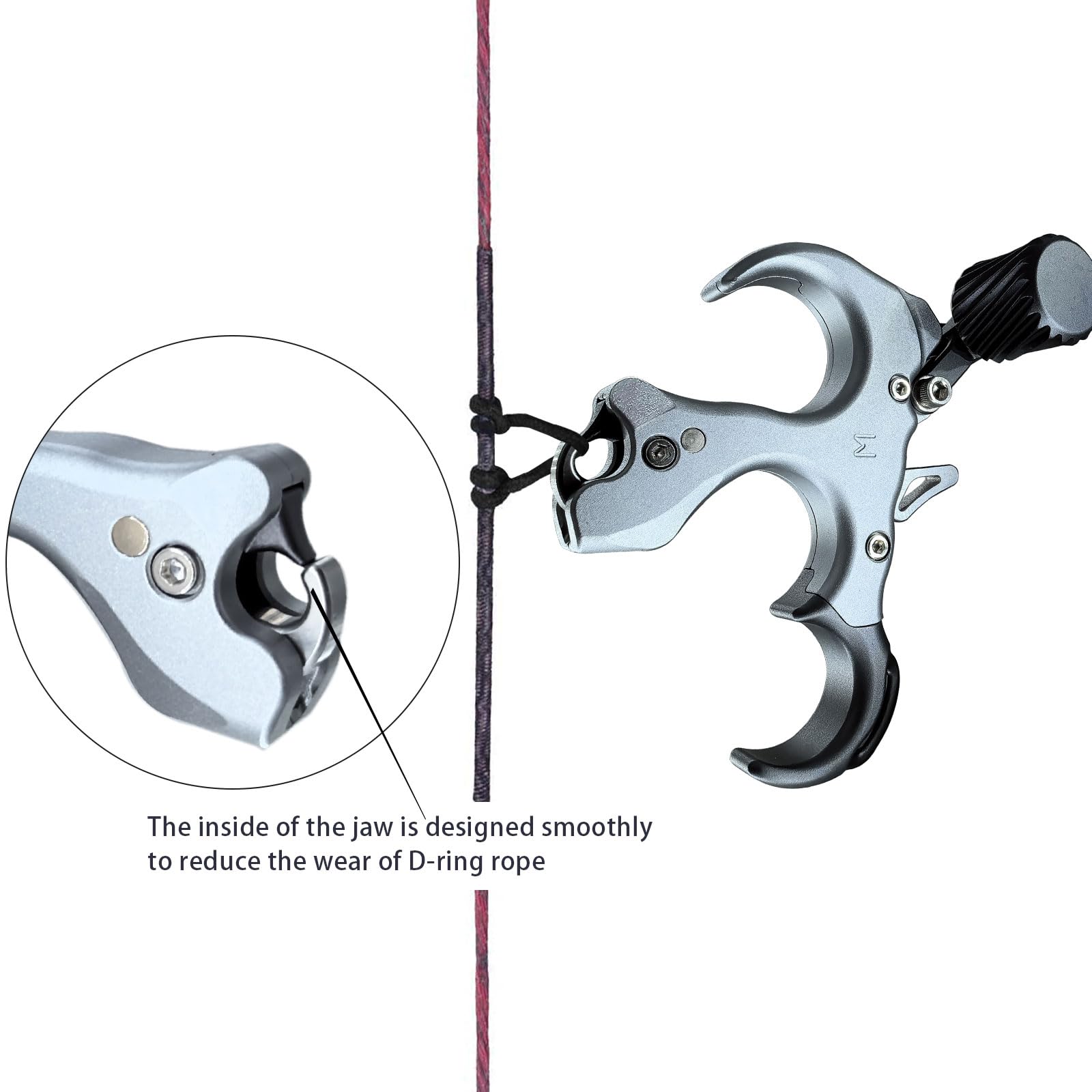 xxiaojun clamp-head downward design demonstrates reduced draw distance.