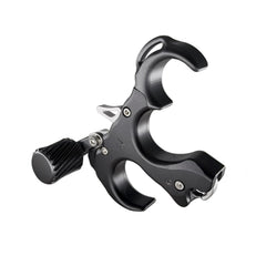 xxiaojun downward-clamp design shortens draw distance for smoother releases.