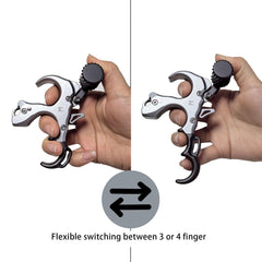 xxiaojun release thumb button detail showing slip-resistant grip