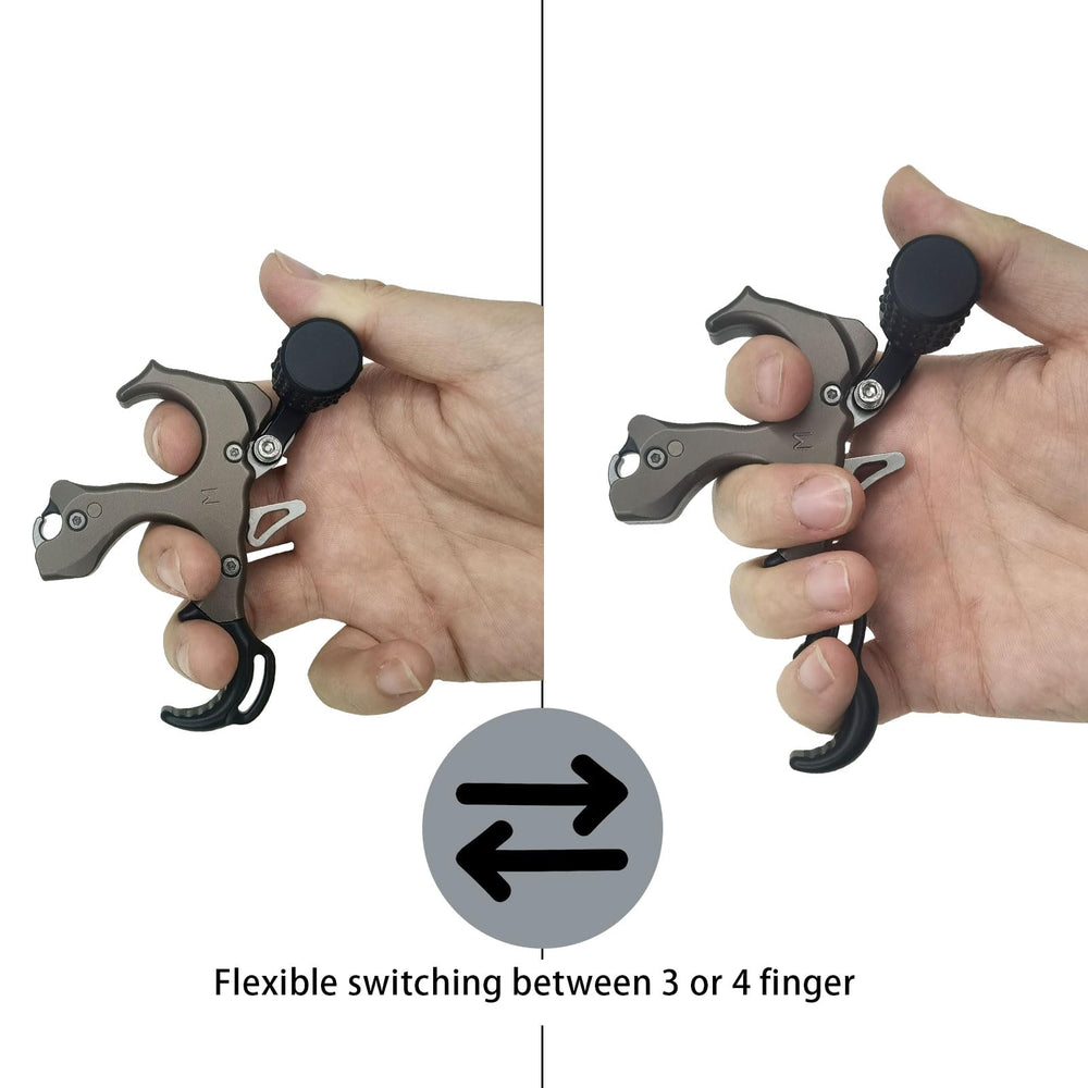 xxiaojun thumb release button with non-slip circle points improves grip and control.