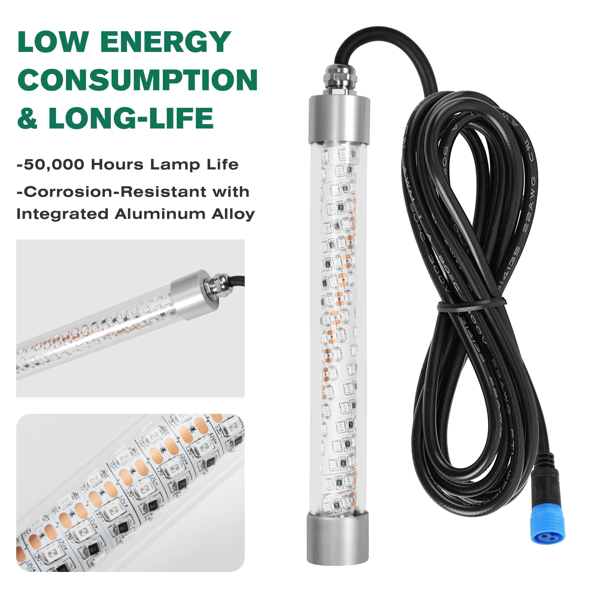 XXK F1 emits a 360-degree bright beam delivering 10000 lumens underwater.