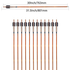 XXRRP ARCHERY 4-inch turkey feather fletching stabilizes flight.