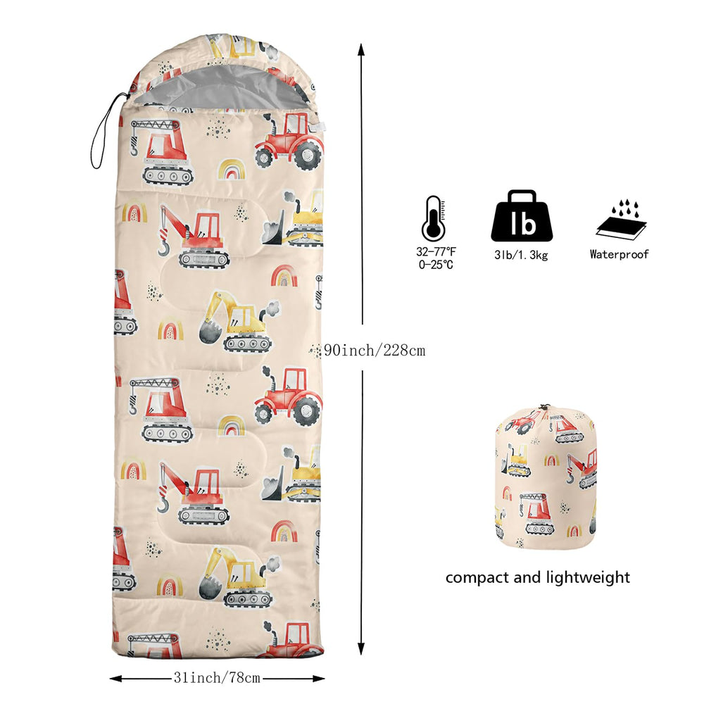 XYNHML Excavator Tractor microfiber-fill warmth provides cozy nights on outdoor trips.