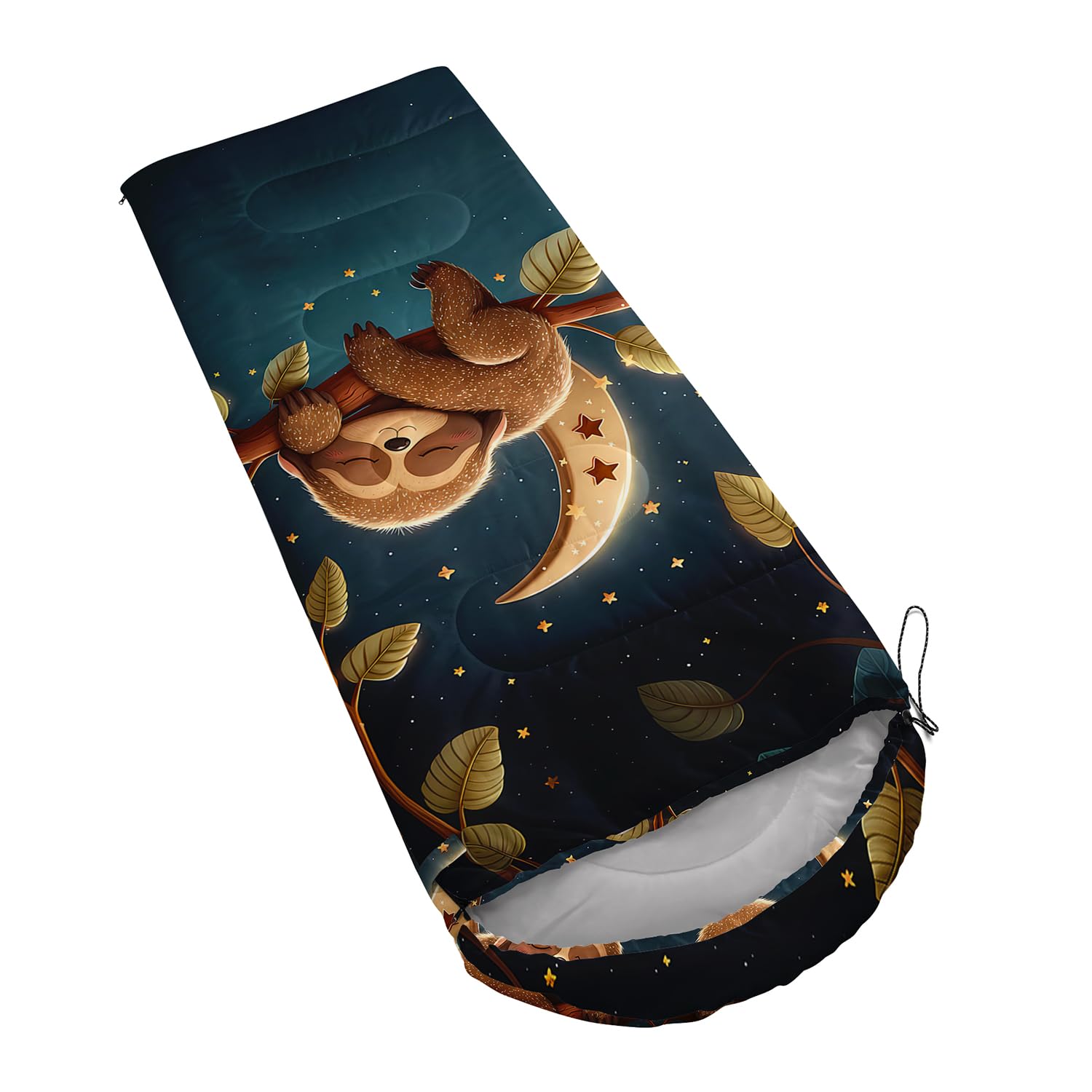 XYNHML sleeping bag packed in compression bag showing easy portability.