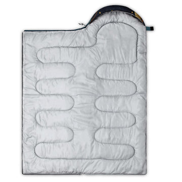 XYNHML 31x90 inch sleeping bag offers ample room for adults and kids.