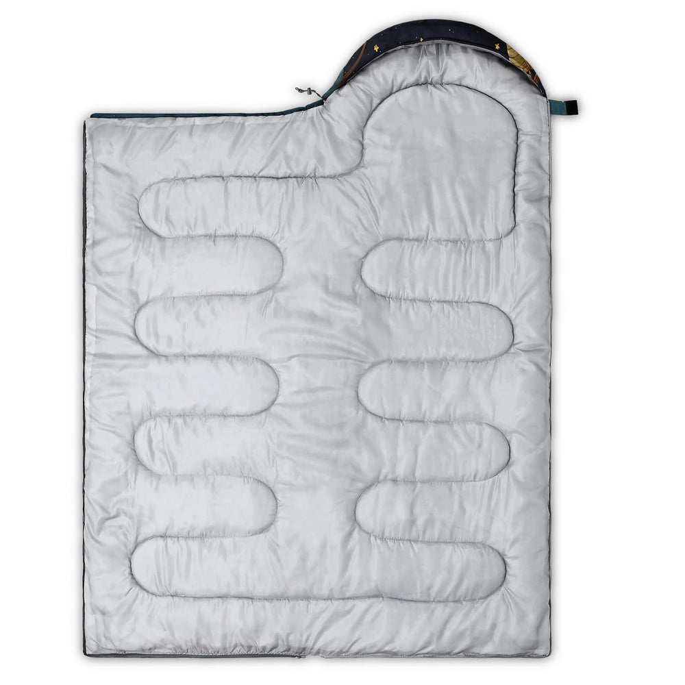 XYNHML 31x90 inch sleeping bag offers ample room for adults and kids.