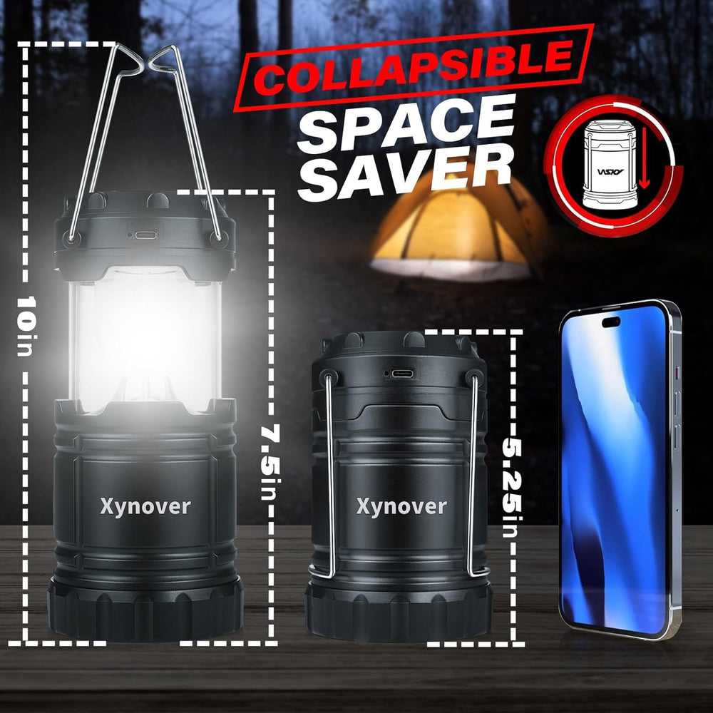 Xynover rugged ABS lantern withstands rain and rough hikes.