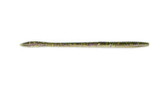XZONE Deception Worm 6-inch; finesse soft plastic with a standing tail for bass-friendly presentations