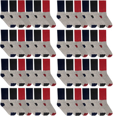 Yacht & Smith 48-pair women's thermal crew socks pack keeps toes warm daily