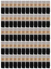 Yacht & Smith 60 pairs bulk thermal socks front view for winter warmth and bulk savings