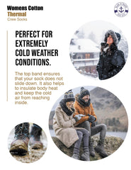 Yacht & Smith insulated top band locks warmth and prevents slipping