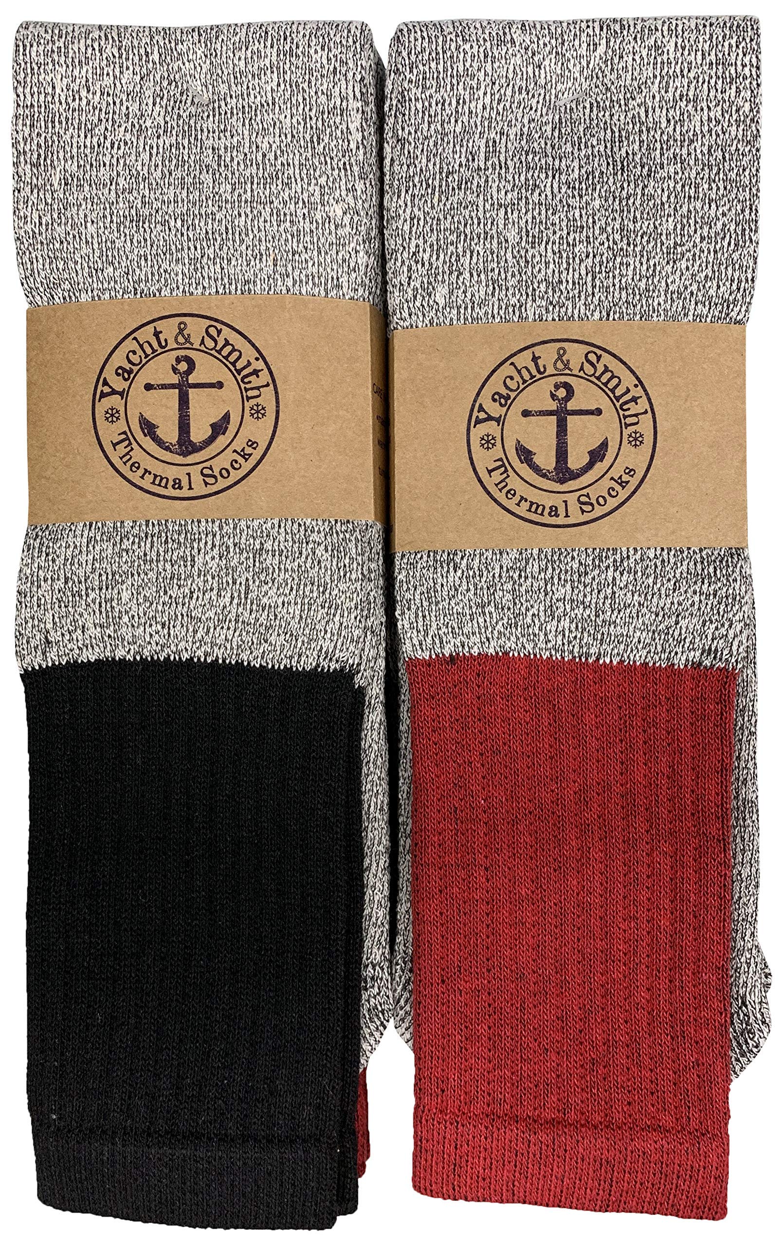 Yacht & Smith thermal socks with insulated lining for all-day warmth.