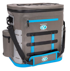 Yachter's Choice soft cooler with adjustable strap keeps beverages secure during outdoor trips.