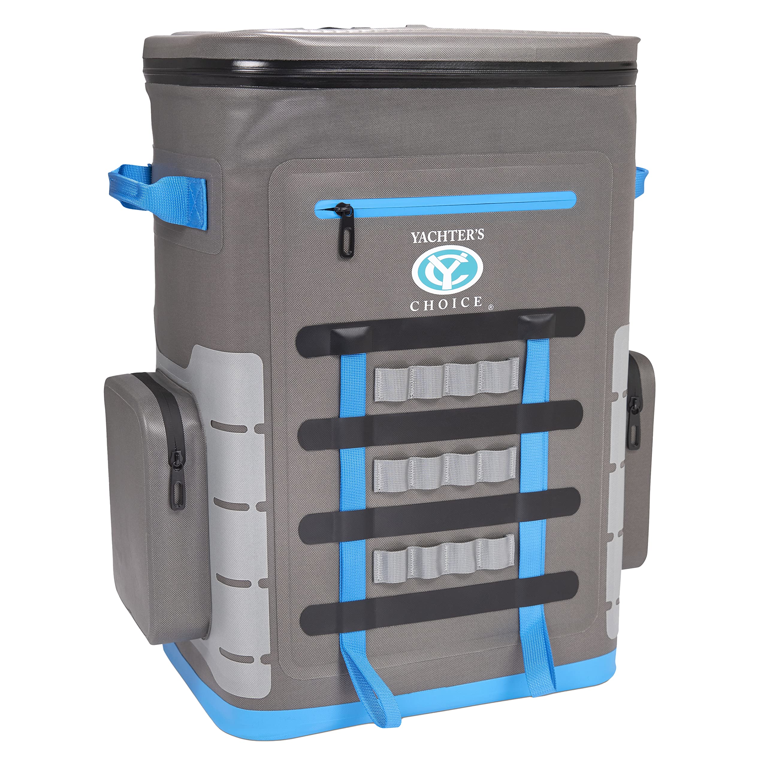 Yachter's Choice Soft Cooler Back Pack in full view, highlighting 48-can capacity for trips.