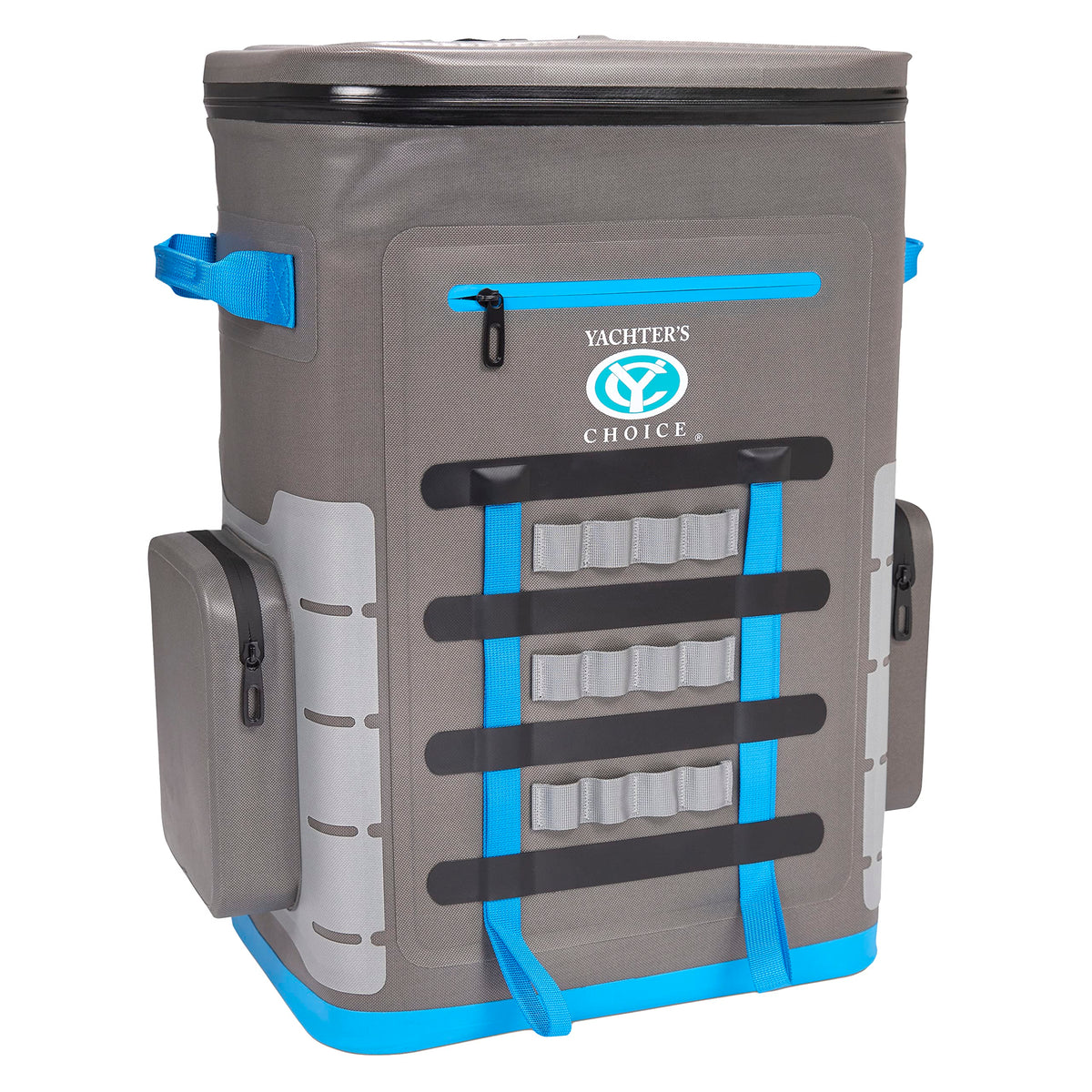 Yachter's Choice Soft Cooler Back Pack in full view, highlighting 48-can capacity for trips.