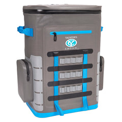 Yachter's Choice Soft Cooler Back Pack in full view, highlighting 48-can capacity for trips.