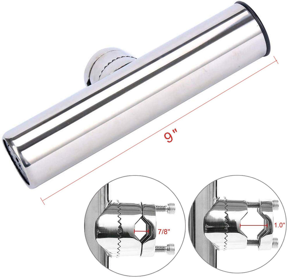 Yaegarden rod holder 304 stainless steel tube detail highlights sturdy construction.