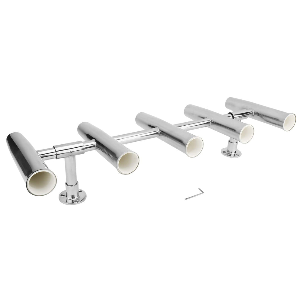 YaeMarine 4-tube rocket launcher rod holder in stainless steel