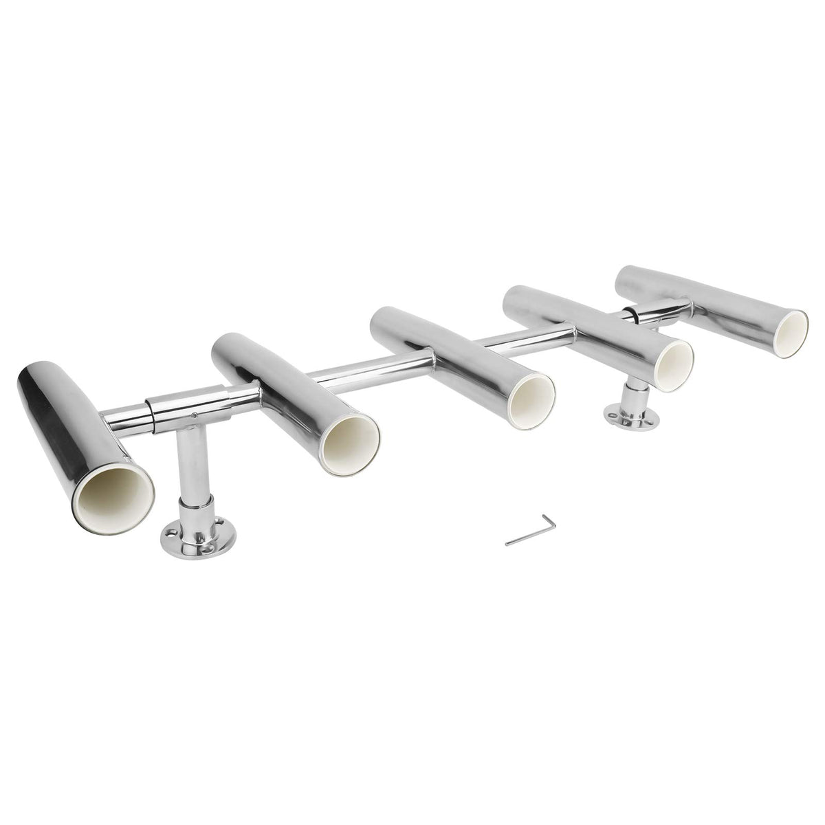 YaeMarine 4-tube rocket launcher rod holder in stainless steel