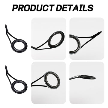 Assorted single-leg guides for various rod types