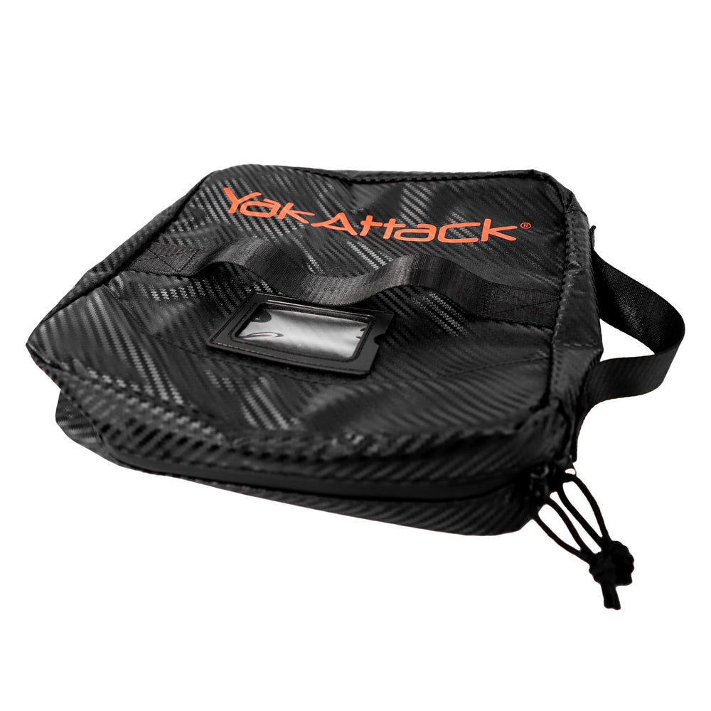 Front view of YakAttack 12x12 HD Bait Binder Black Carbon