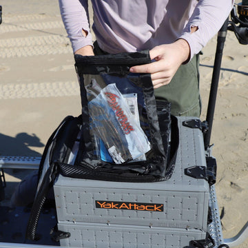 Binder used as a tool holder for fishing gear