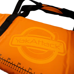 Side view showing rugged waterproof PVC exterior