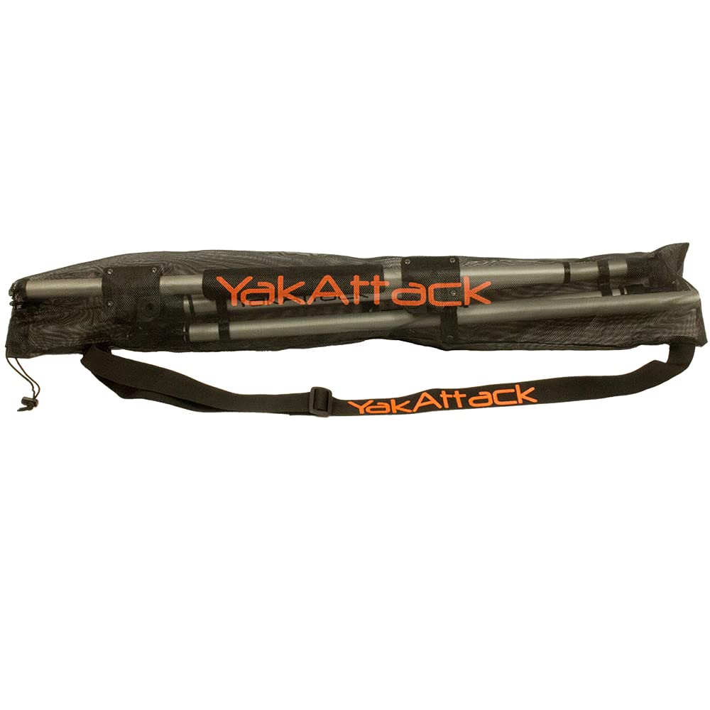 YakAttack CommandStand in storage mode mounted on deck conserving space.