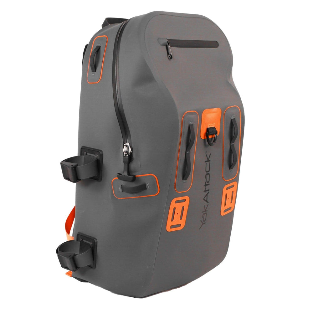 YakAttack DryPak uses 210d nylon for sturdy water resistance