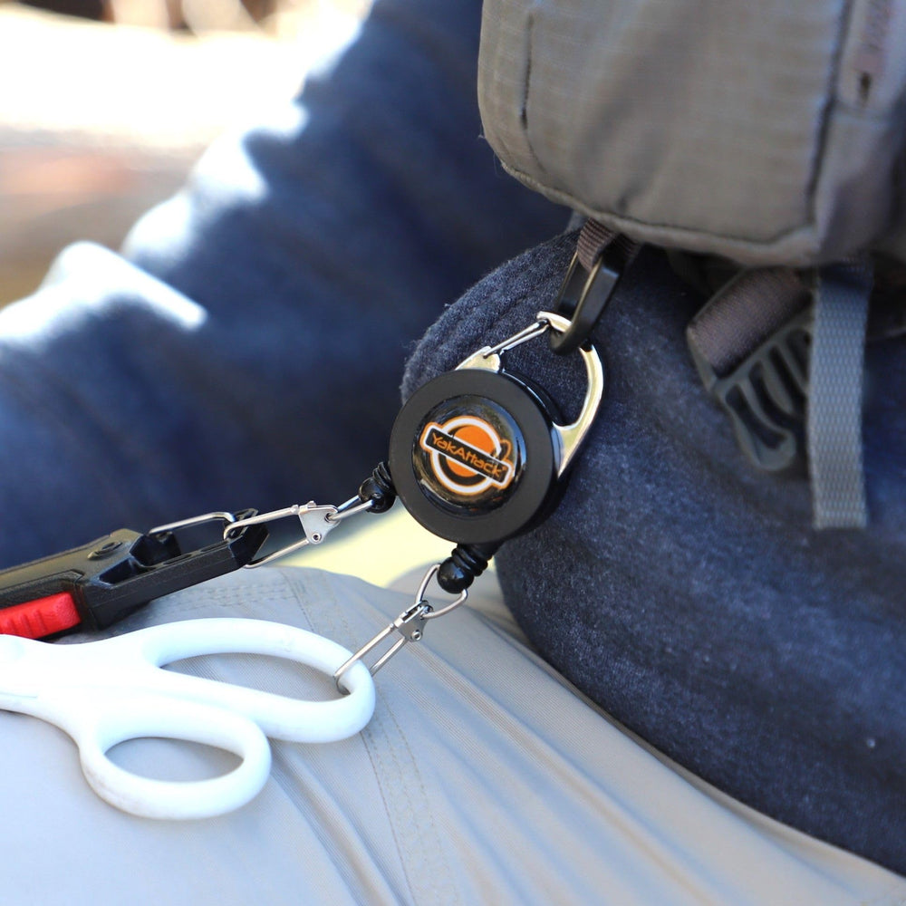 Sealed ball-bearing retraction mechanism inside the YakAttack retractor
