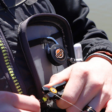 Nylon cable option ready to secure pliers, knives, or other tools