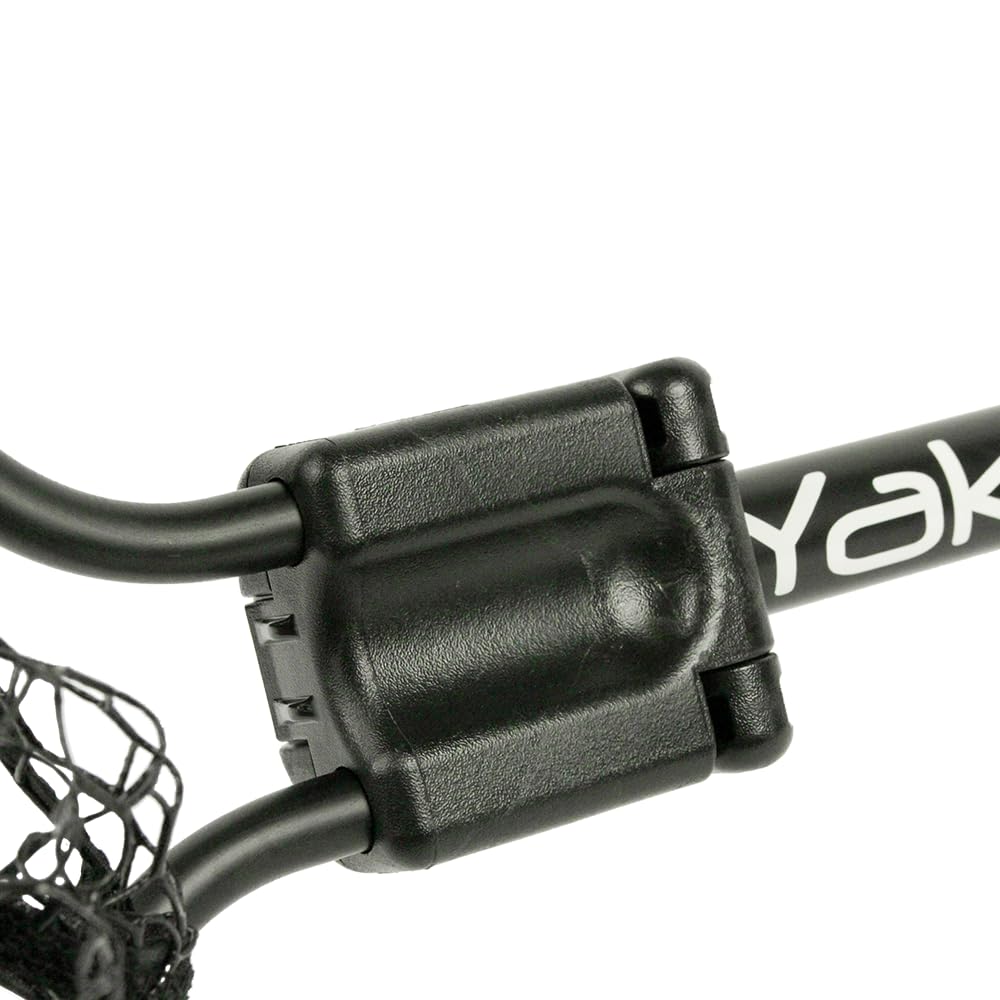 Close-up of hoop and rubber netting on YakAttack net