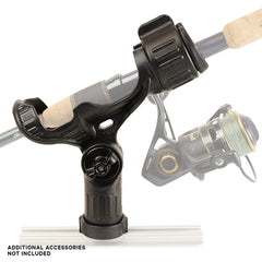 LockNLoad three-mode system on Omega Rod Holder