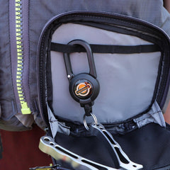 Double attachment setup showing two 18-inch nylon cables