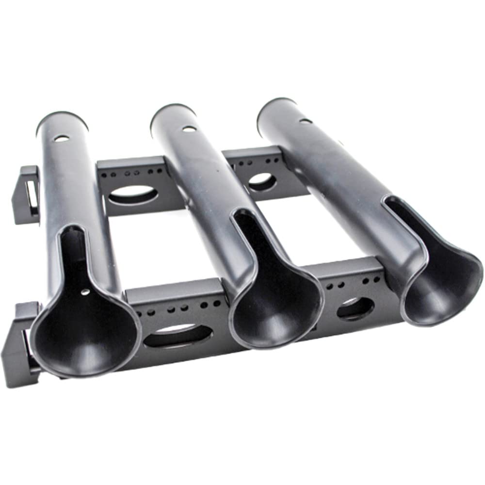 Yak Gear Build A Crate Kit Triple Rod Holder mounted on a crate keeps rods ready and secure.