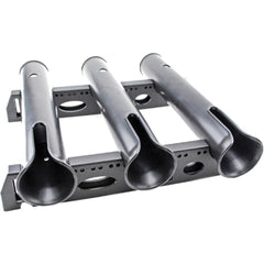 Yak Gear Build A Crate Kit Triple Rod Holder mounted on a crate keeps rods ready and secure.