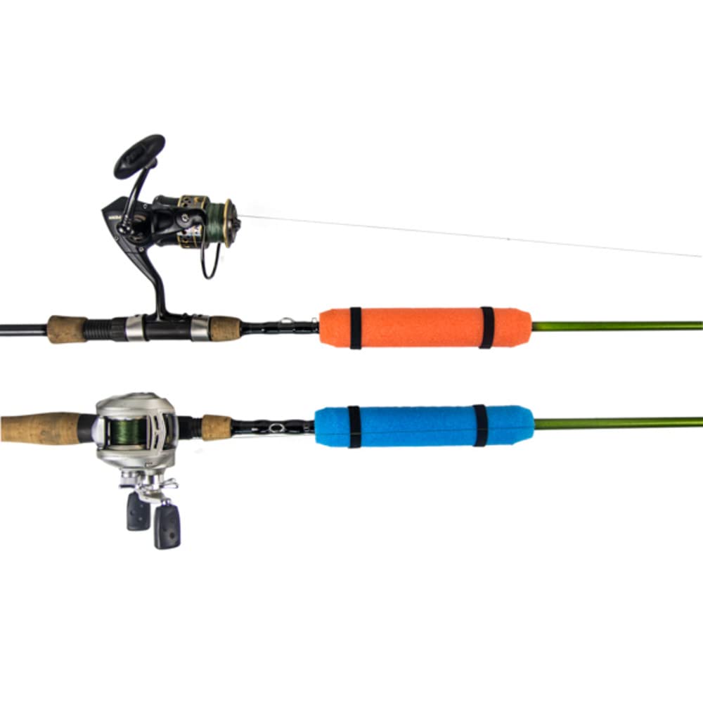 YakGear RF3-YK rod floats blue visible safety and easy retrieval after a splash