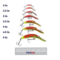 Yakima Bait Mag Lip 4.0 treble hooks rigged for versatile setup options