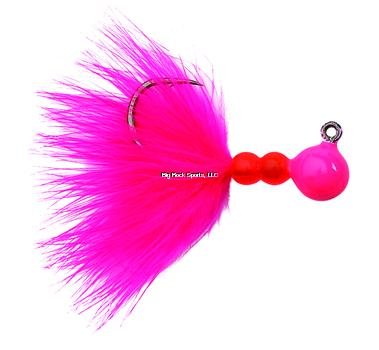 Yakima Bait Maxi Steelhead Jig pink marabou in action helps entice winter steelhead.