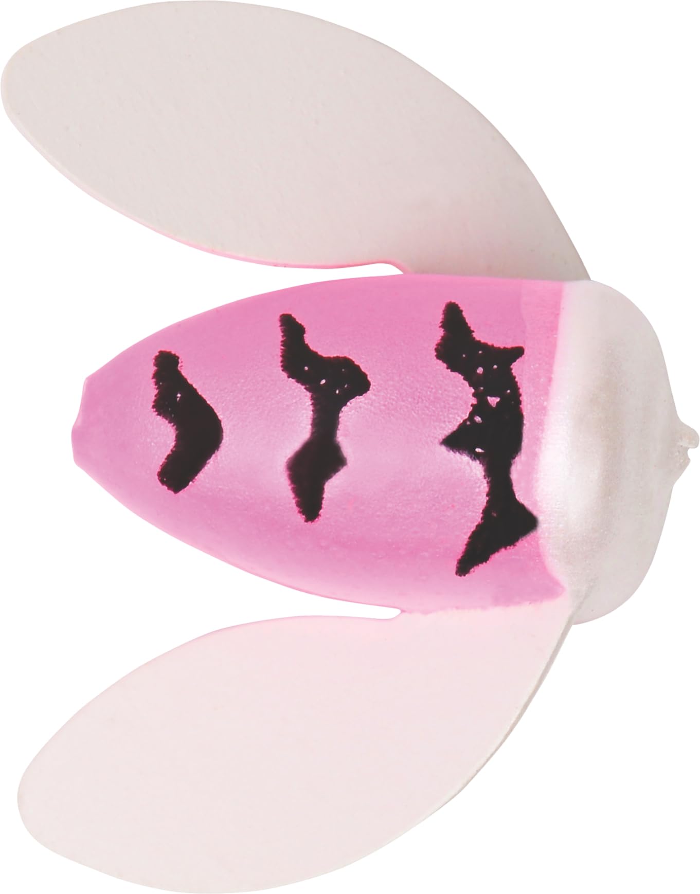 Yakima Spin-N-Glo Pearl Pink Tiger lure for salmon and steelhead with buoyant action