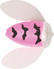 Yakima Spin-N-Glo Pearl Pink Tiger lure for salmon and steelhead with buoyant action