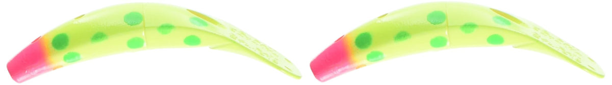 Yakima Spinfish trolling plug in rotten banana color for attracting trophy-sized fish