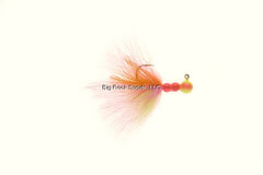 Yakima Bait Wordens Maxi Steelhead Jig in Sunrise, pulsating marabou for steelhead in current