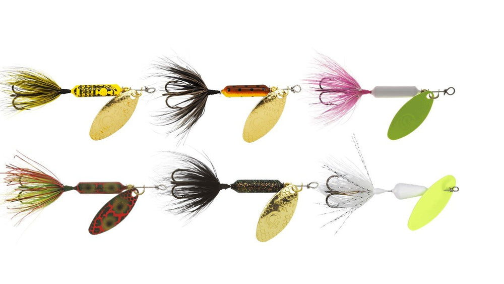 Yakima Bait Wordens Rooster Tail Box Kit side view shows organized storage.