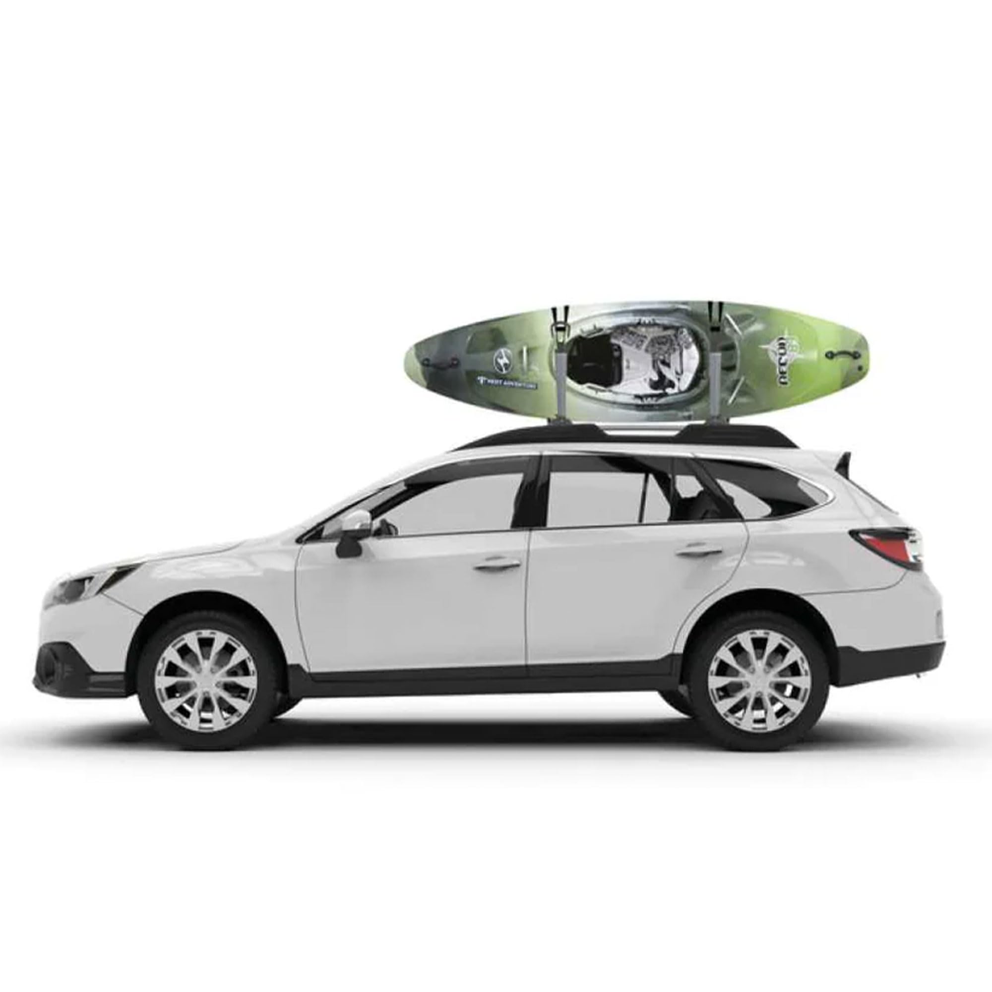 Yakima BigStack loaded with boats on a vehicle demonstrates a practical transport solution.
