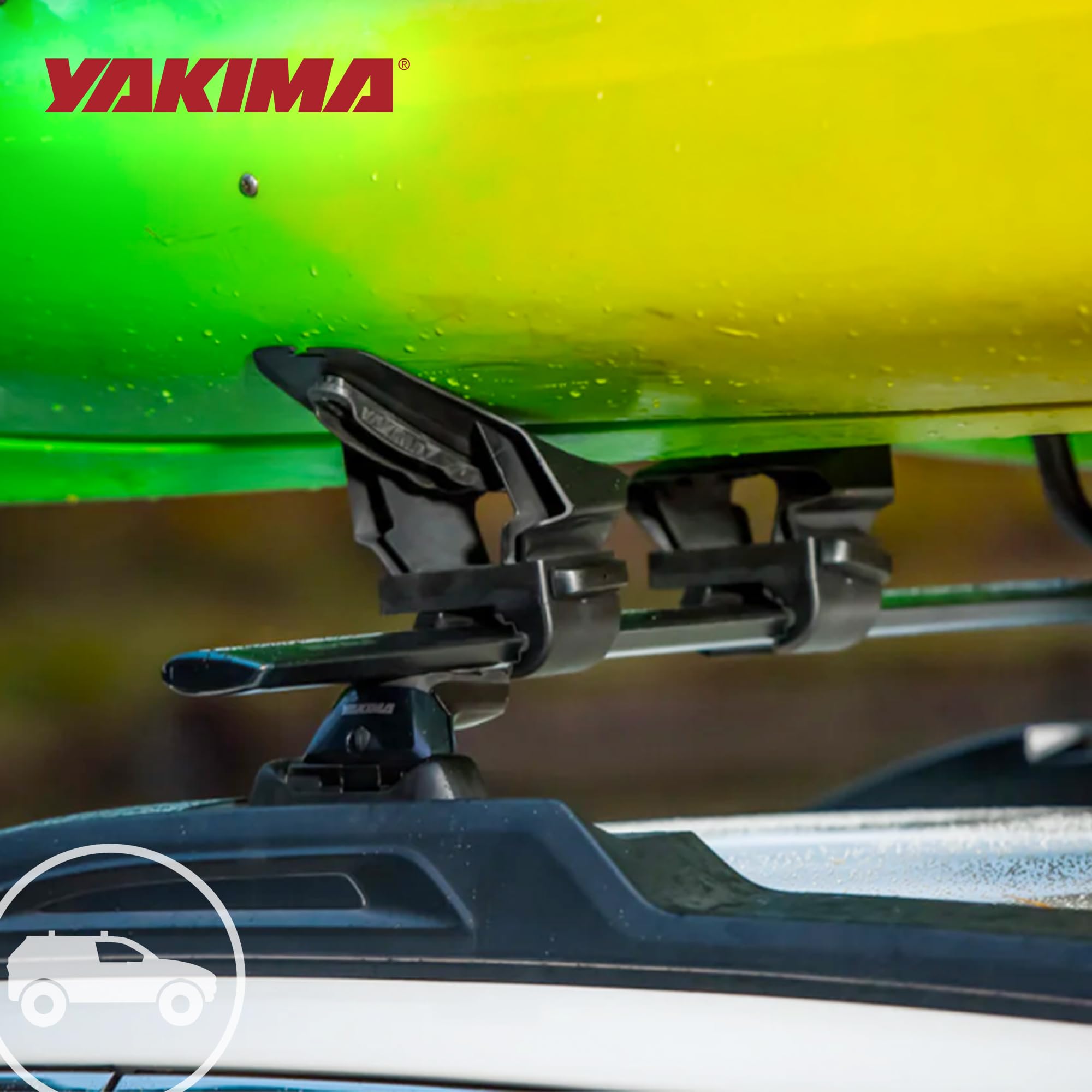 Yakima DeckHand works with round, square, and factory bars.
